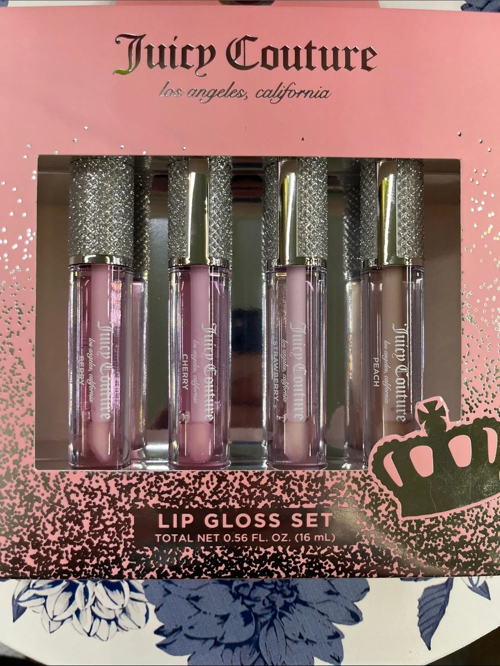 Juicy Couture Pink Lip Gloss Set — Four Pink Shades